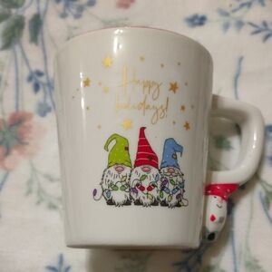 Reserved - NWOT Festive Gnome Holiday Mug